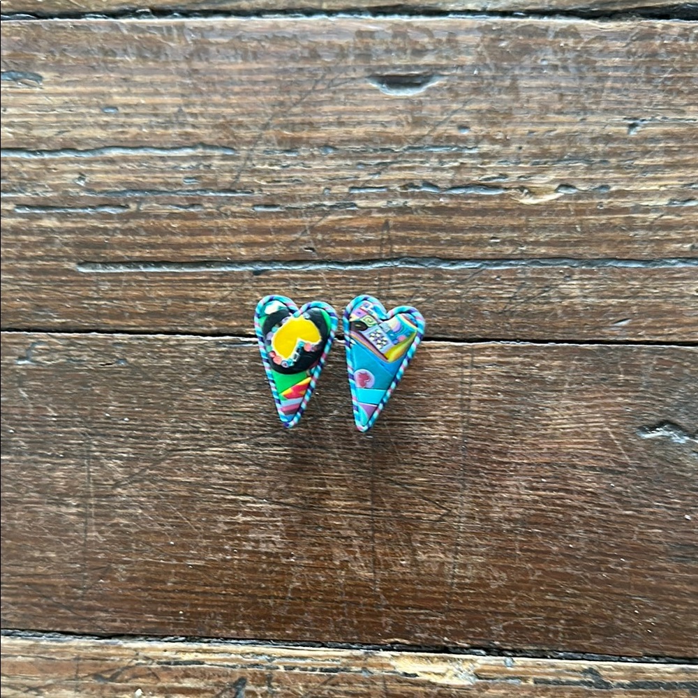 Colorful Heart Earrings